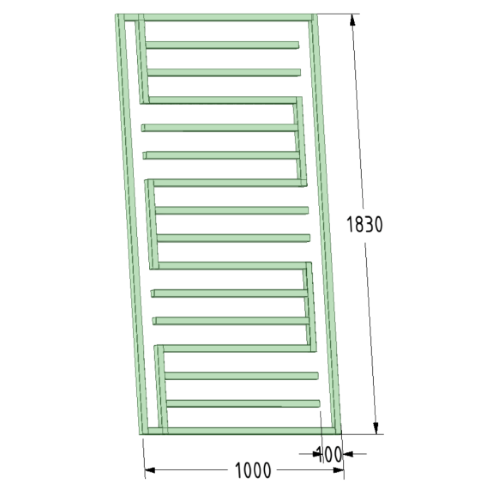 Radiátor LAKOSTA PLUS V1830xS1000